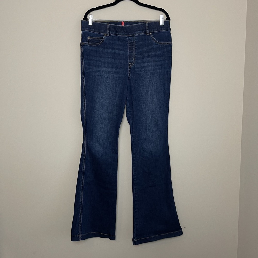 SPANX Flare Jeggings High Rise Stretch Pull-On Shaping Jeans Sz XL